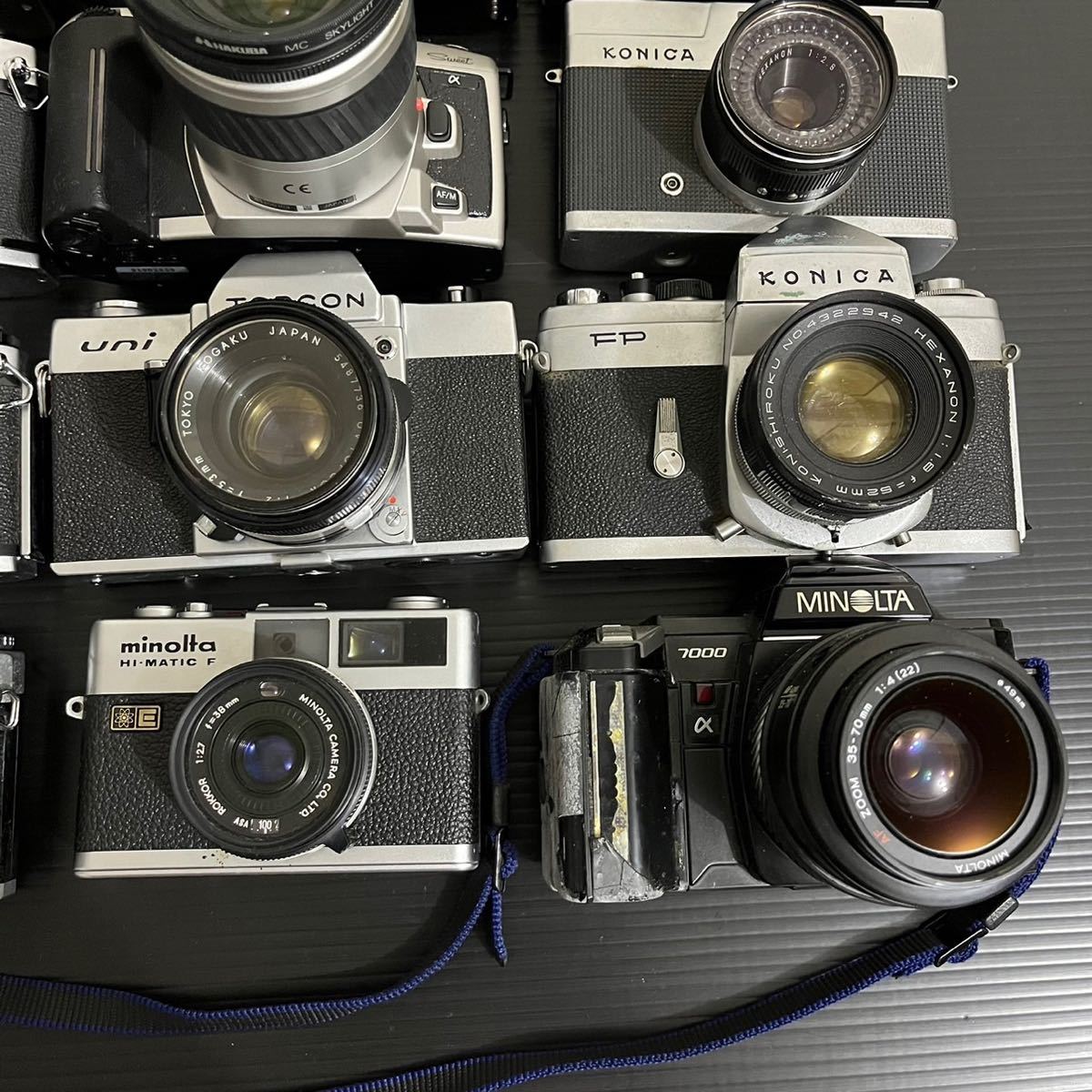 PENTAX YASHICA MINOLTA TOPCON Konica Canon フィルムカメラ 一眼レフ