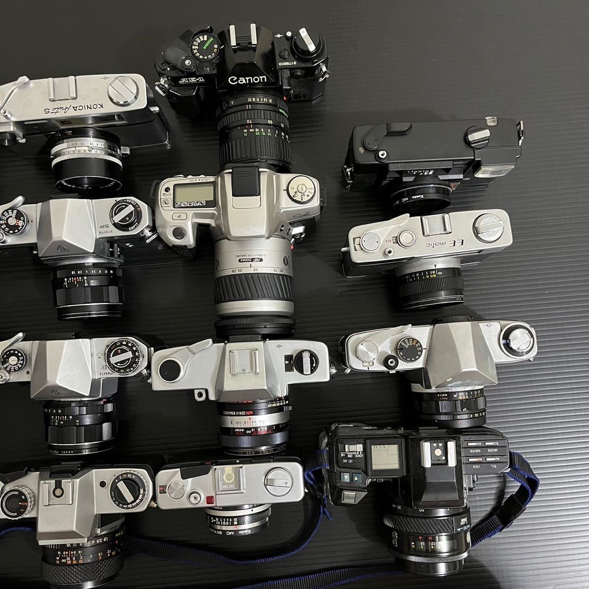 カメラ8台　ジャンク品　Canon、Nikon、Konica、minolta PENTAX YASHICA MINOLTA TOPCON Konica Canon フィルムカメラ 一眼レフ