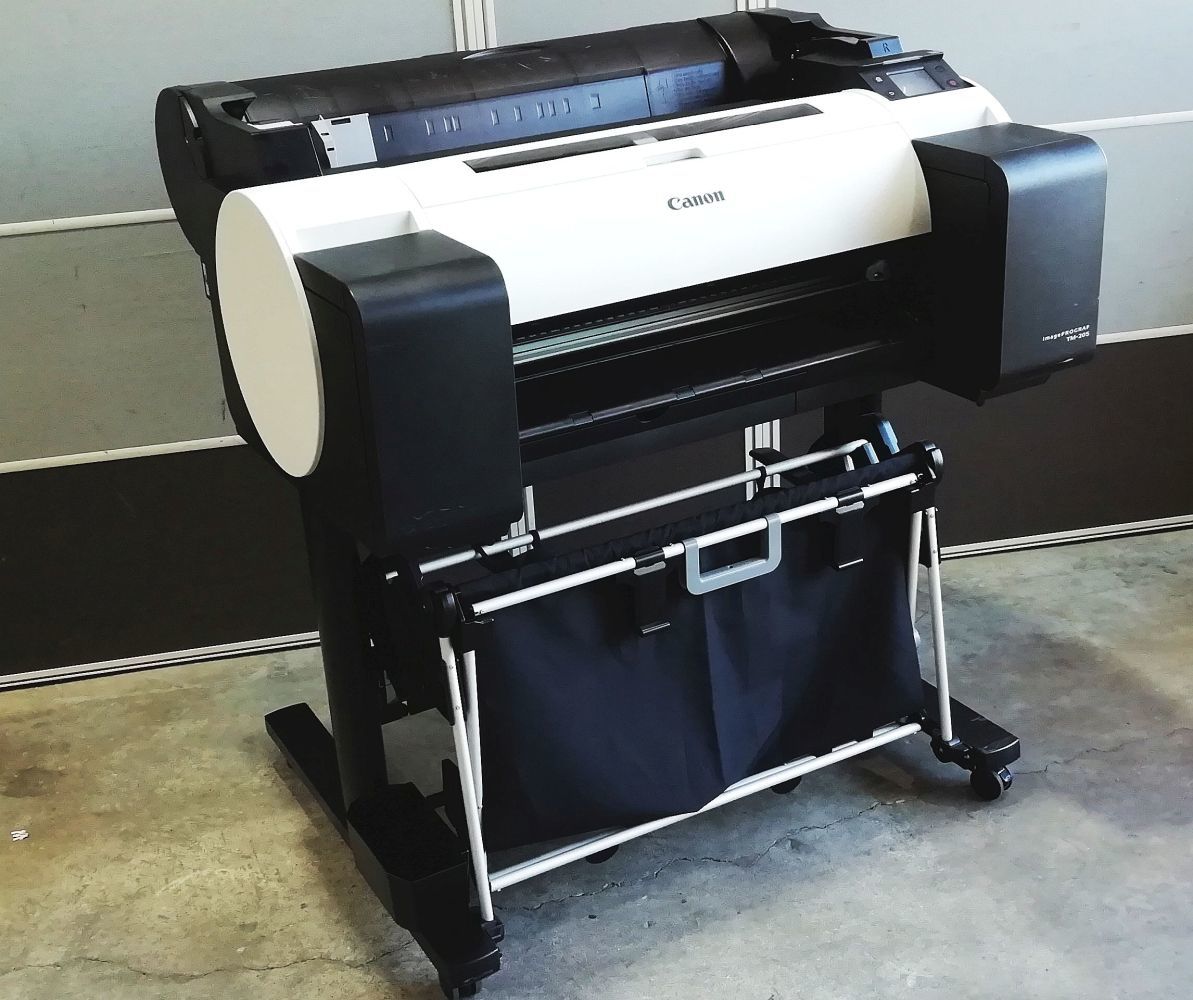 Canon キヤノン 大判 インクジェットプリンター プロッター imagePROGRAF TM-205 スタンド付き ノズルチェックOK 【H23072508】