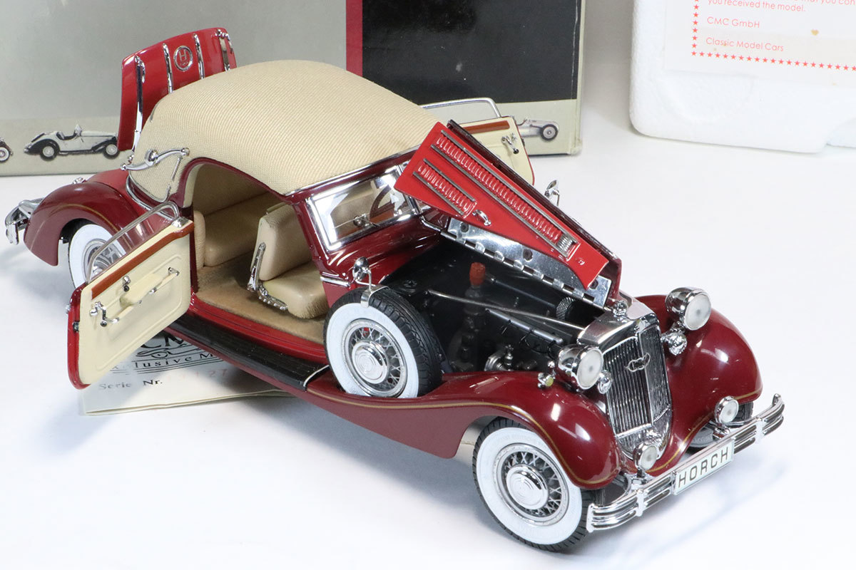 M-015 CMC 1/24 ホルヒ 853 1937 レッド(乗用車)｜売買された 
