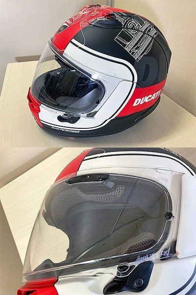 MKE85645KDR Arai DUCATI アライ×ドゥカティ フルフェイス ヘルメット