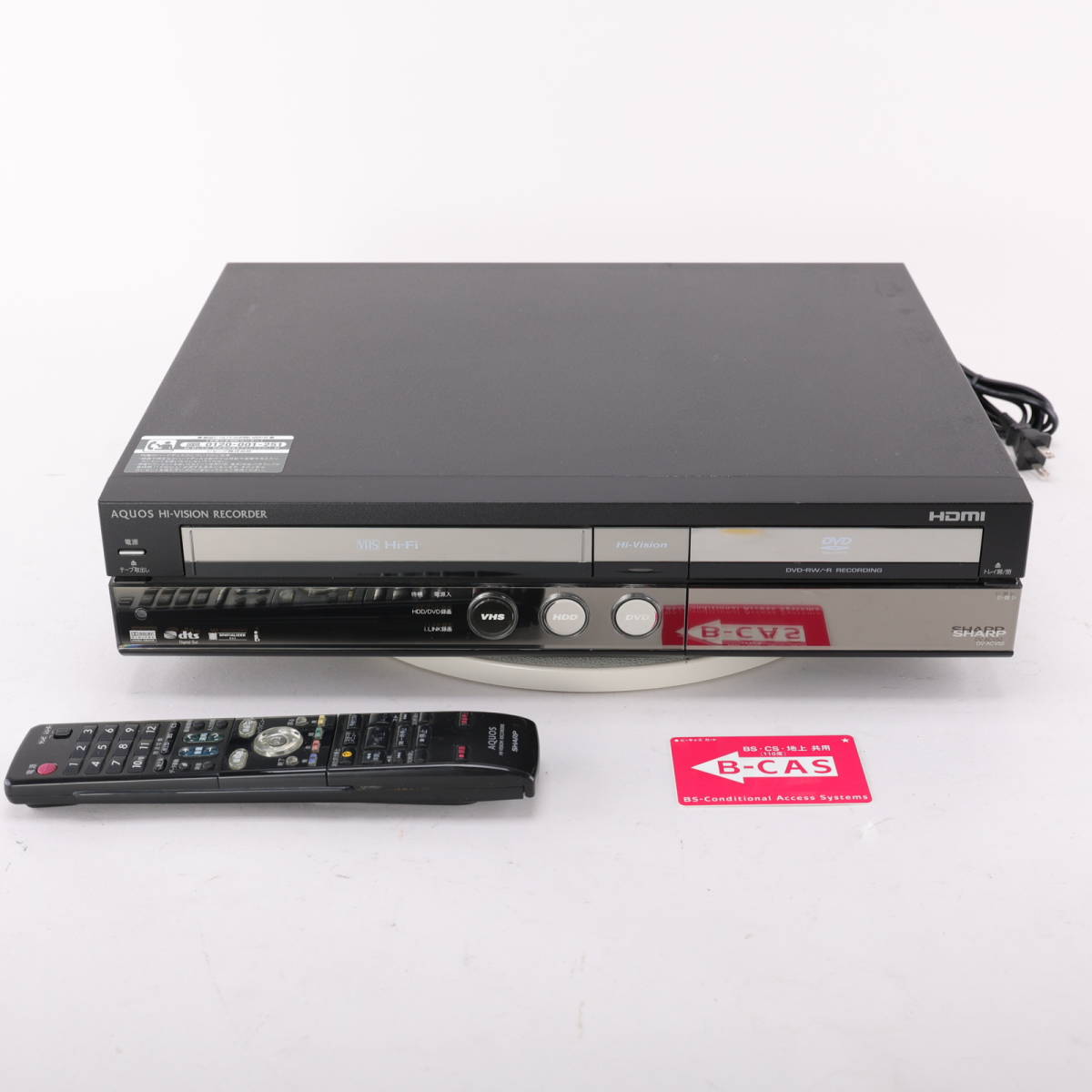 SHARP DV-ACV52 DVD VHS HDD一体型レコーダーSHARP HDD⁄DVD⁄VHS一体型
