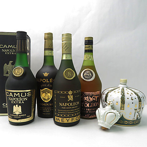 格安】1，000円～ ブランデー 5本まとめ売り CAMUS NAPOLEON