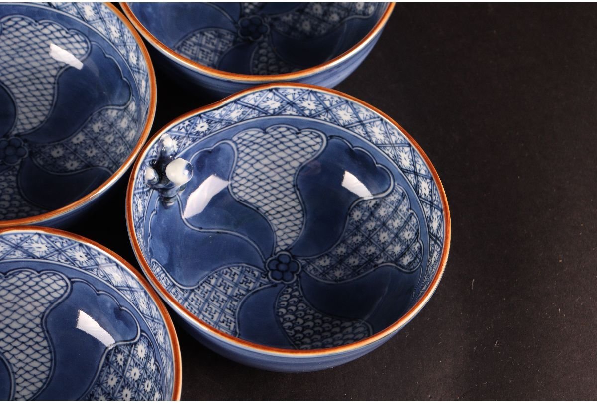 加藤利昌 祥瑞一閑人 清水焼 刺身鉢 5客