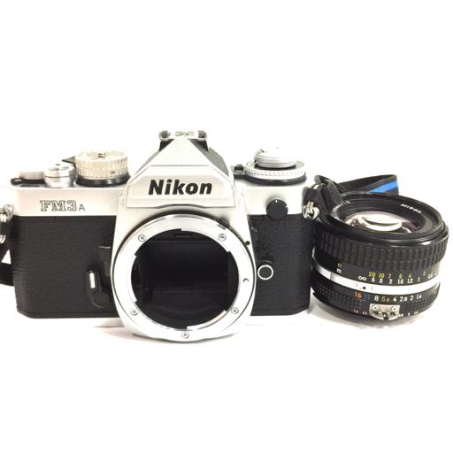 1円 Nikon FM3A Ai-s NIKKOR 50mm 1:1.4 一眼レフフィルムカメラ