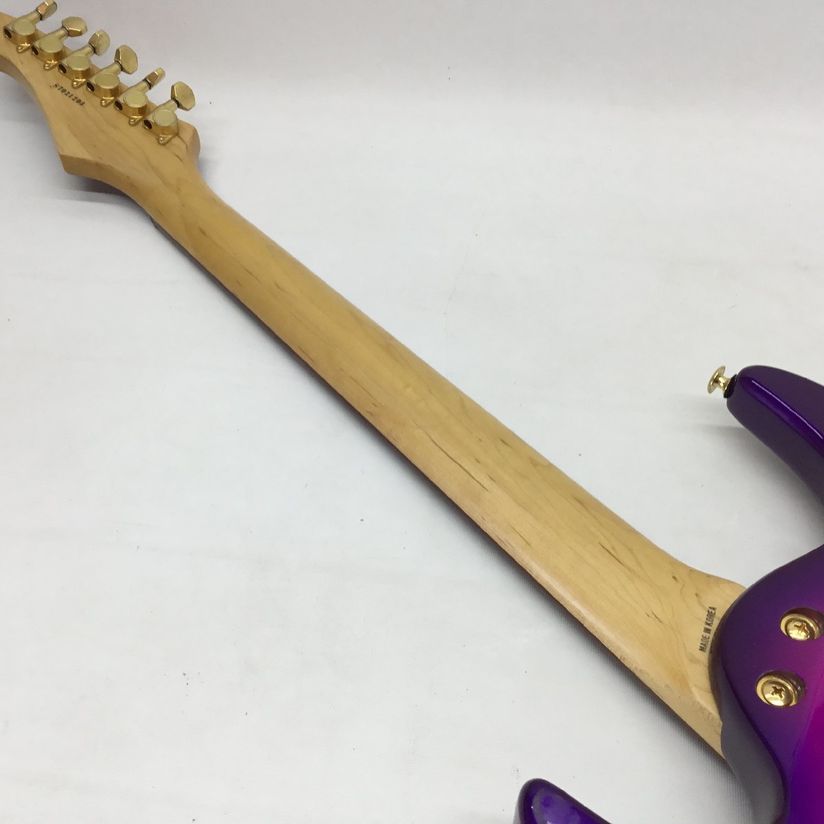 □Aria Pro Ⅱ Mac series アリアプロ2 ギター SSH 24F パープル 約2.9kg ※