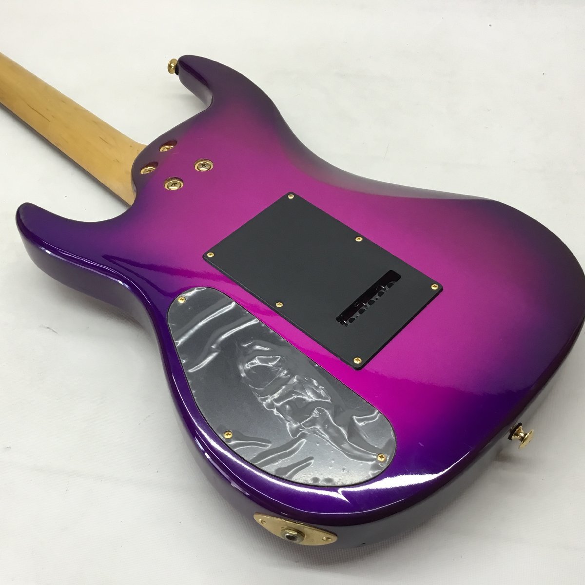 □Aria Pro Ⅱ Mac series アリアプロ2 ギター SSH 24F パープル 約2.9kg ※