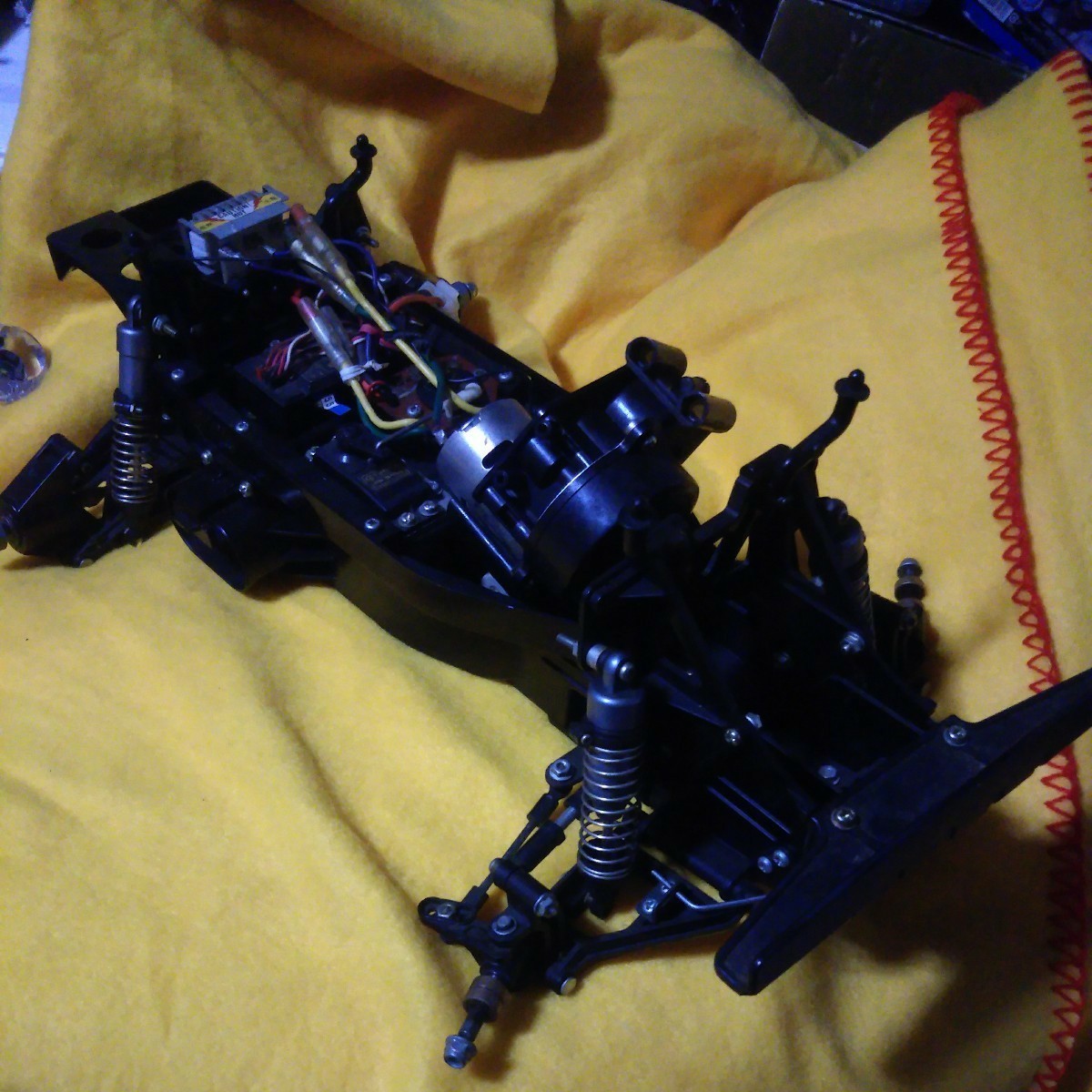 最安値，最新作 タミヤ TAMIYA レーシングモンスター ニッサン NISSAN キングキャブ 当時物 部品取り オプションパーツ付き 