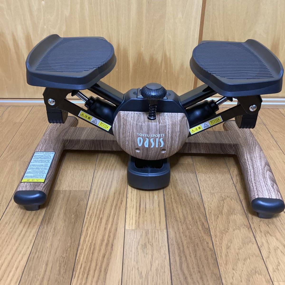 東急スポーツオアシス ツイストエアロステッパー チェスナット 木彫目