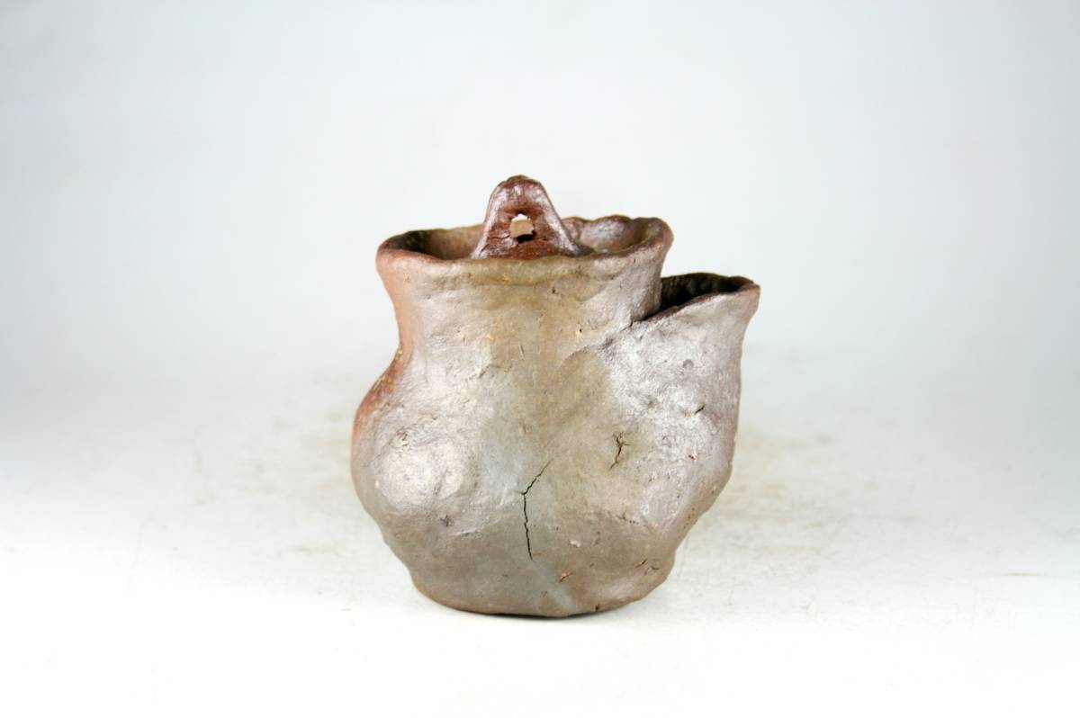 備前焼 在銘 手捻り 宝瓶 急須 作者不明 煎茶道具(急須、土瓶)｜売買  