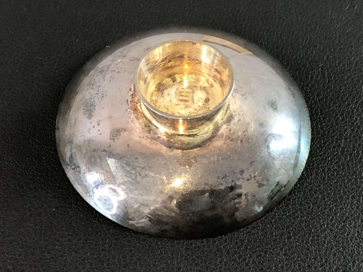 工芸品 御下賜純銀盃 1929年天皇陛下行幸記念下賜鳳凰紋純銀 純銀杯
