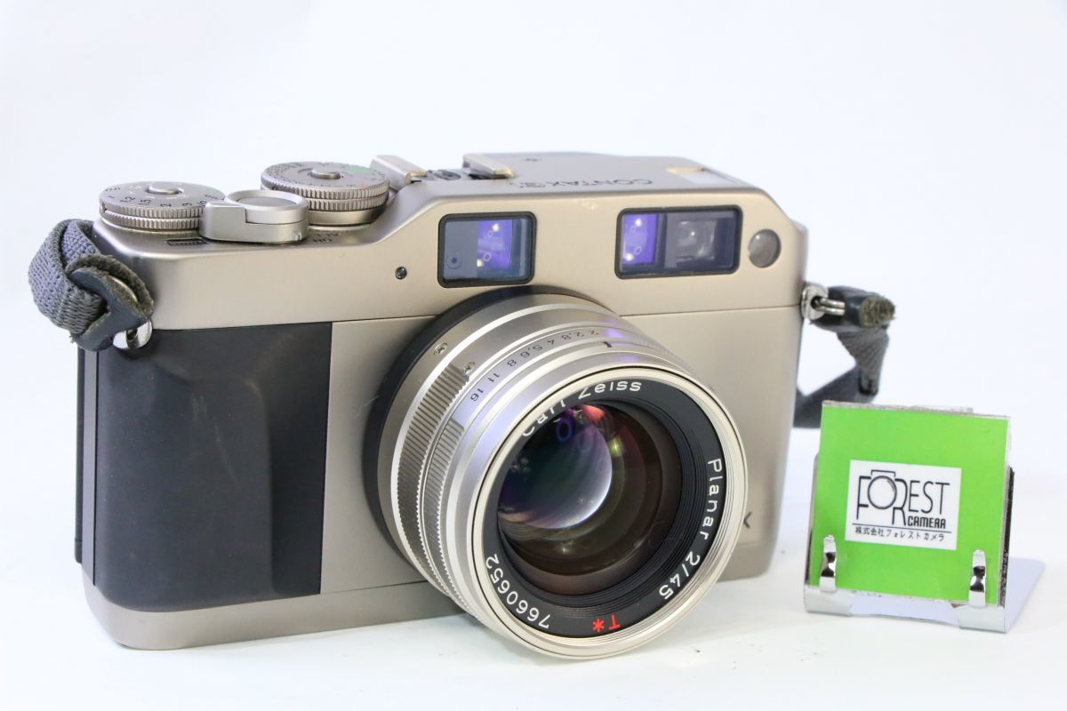 【同梱歓迎】外観綺麗■CONTAX G1 ボディ GD-1 + Carl Zeiss Plannar 45mm F2 T*■ROM未改造■シャッター全速・露出計完動■AO167