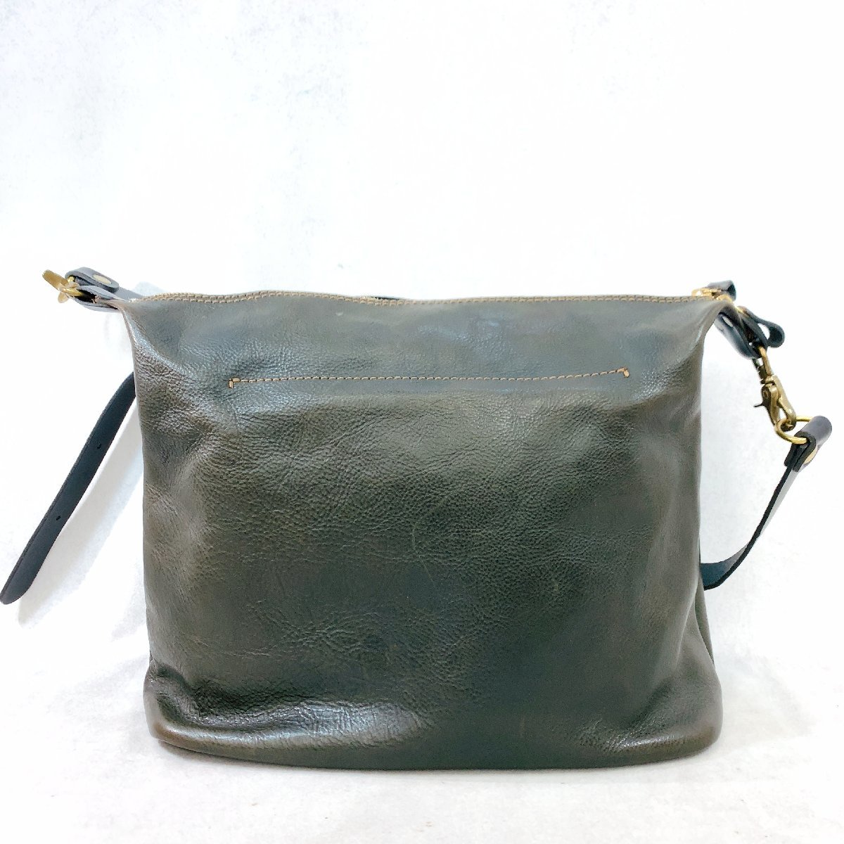 HERZ ヘルツ 2Way レザー ショルダーバッグ メッセンジャー ハンド 