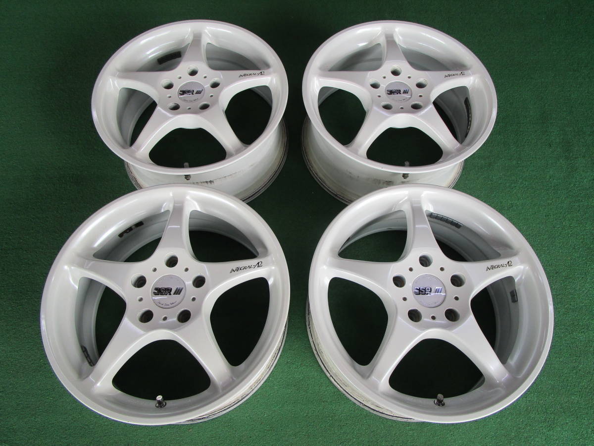 軽量 美品 SSR インテグラル A2 白4本 16×7J+58 PCD114.3 EK9 シビック 