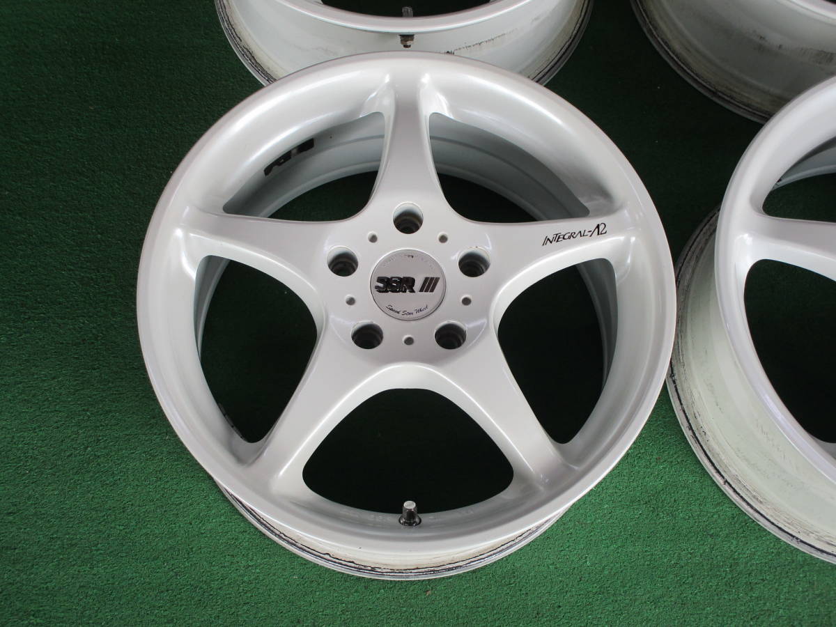 軽量 美品 SSR インテグラル A2 白4本 16×7J+58 PCD114.3 EK9 シビック 