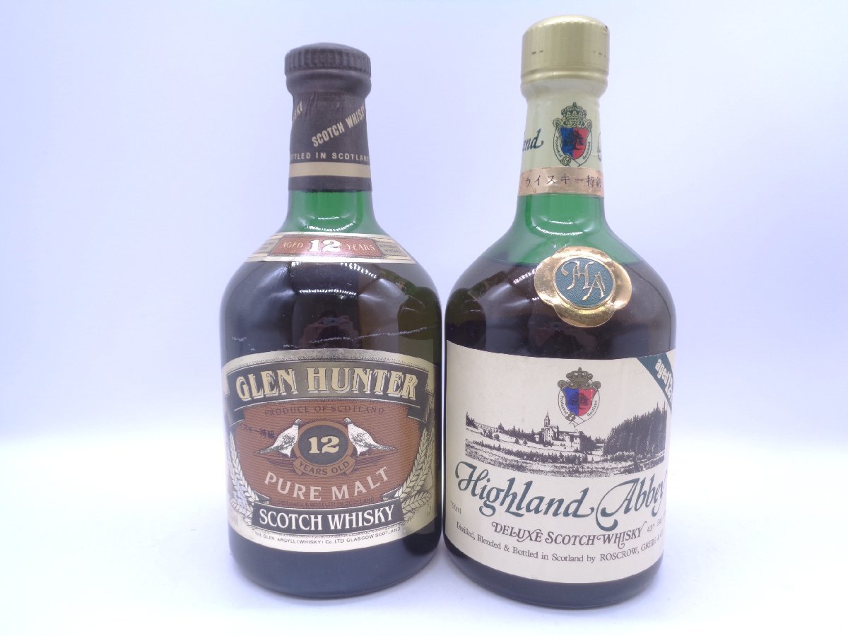 【同梱不可】スコッチ 等 ウイスキー 10本セット GLEN HUNTER グレンハンター 12年 未来紀 等 古酒 F38152_5