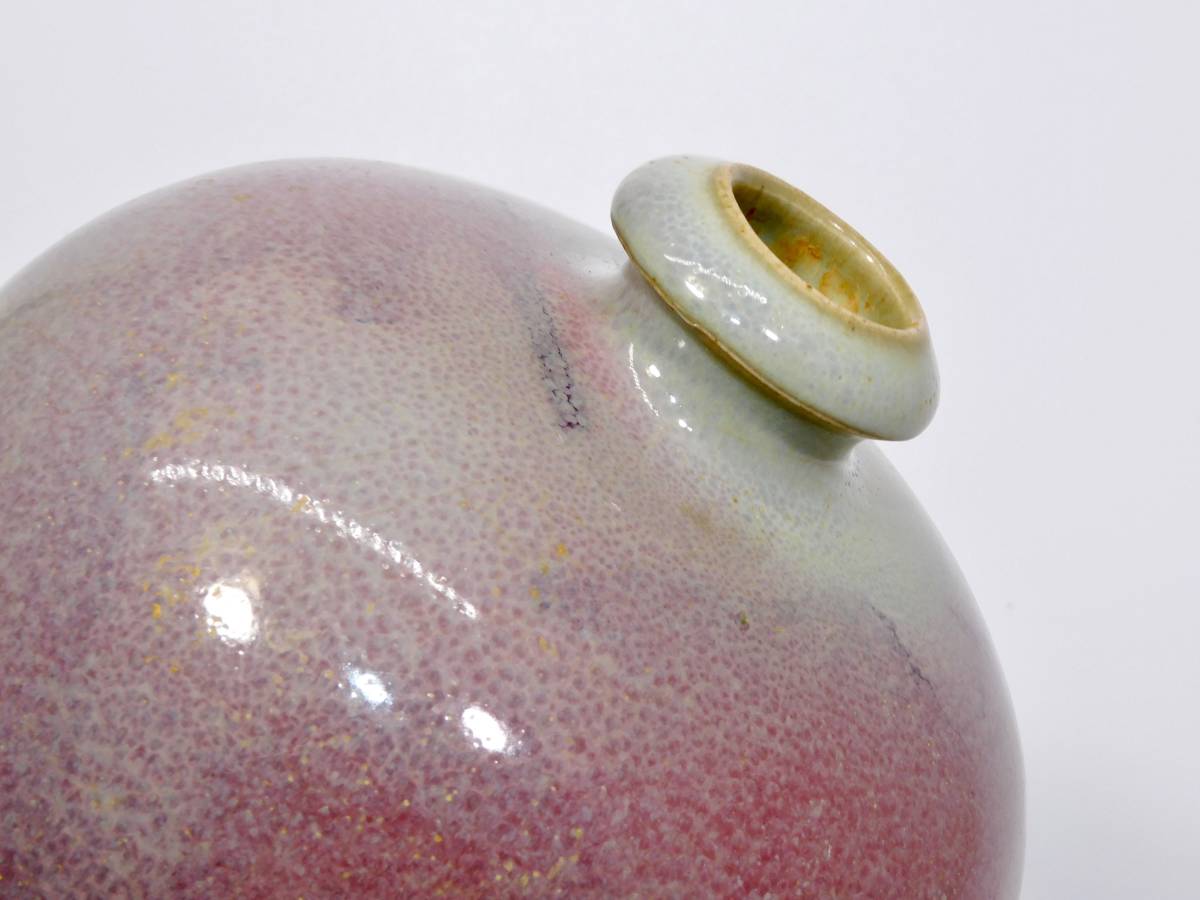 中国古美術 宋・官窯製 梅瓶 壺 花瓶 古陶磁 茶道具 唐物 時代物 文房置物 中国古美術 宋・官窯製 梅瓶 壺 花瓶 古陶磁 茶道具 唐物