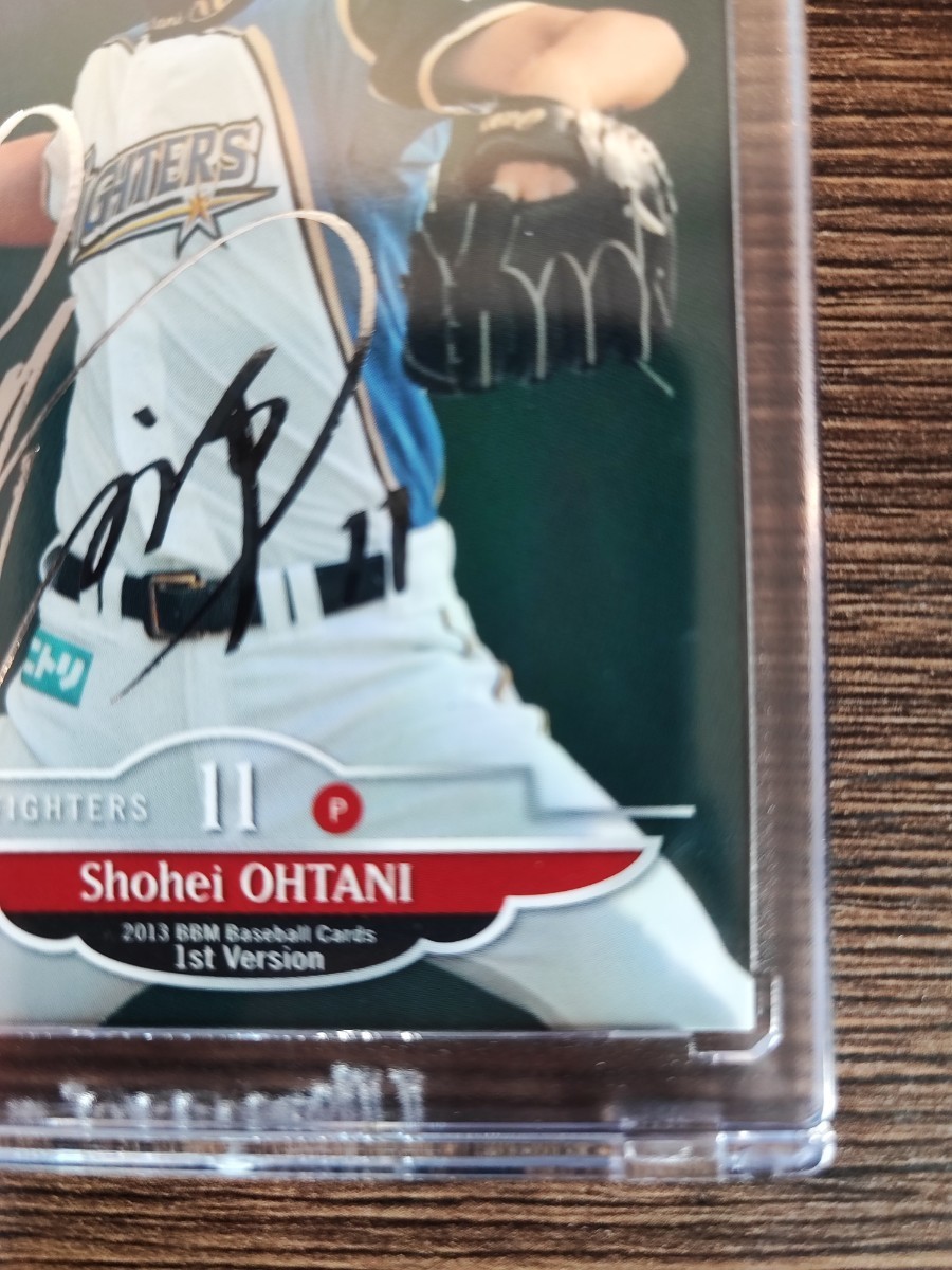 2013 BBM 1st 大谷翔平 銀箔サインカード 日本ハムShohei Ohtani