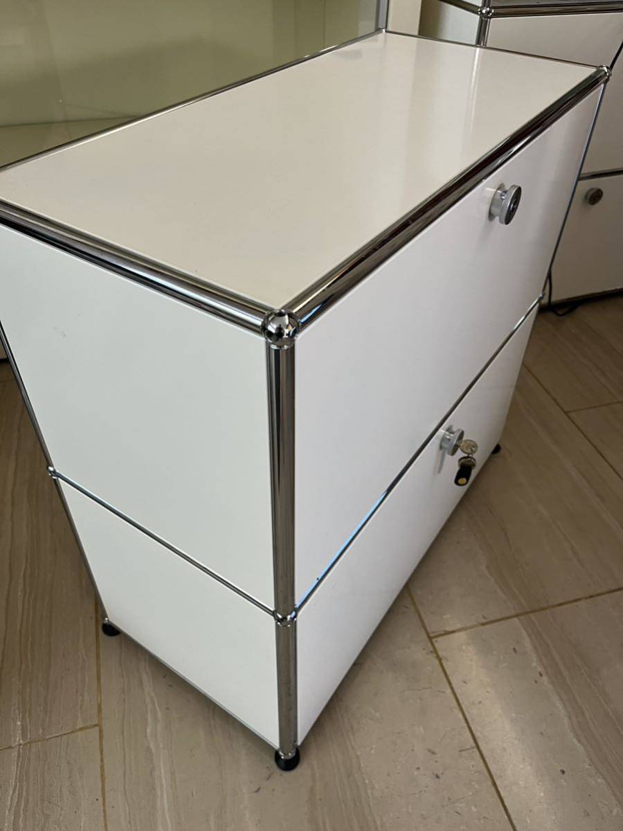 USMハラー1列2段キャビネット上段ドロップダウン