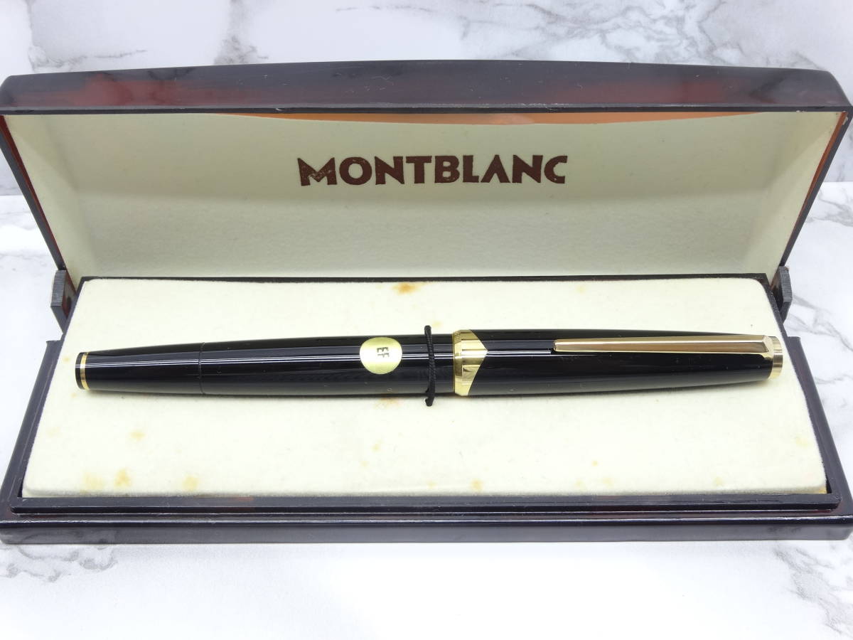 ☆美品 MONTBLANC モンブラン No.121 18K EF 万年筆 ケース付き 70s
