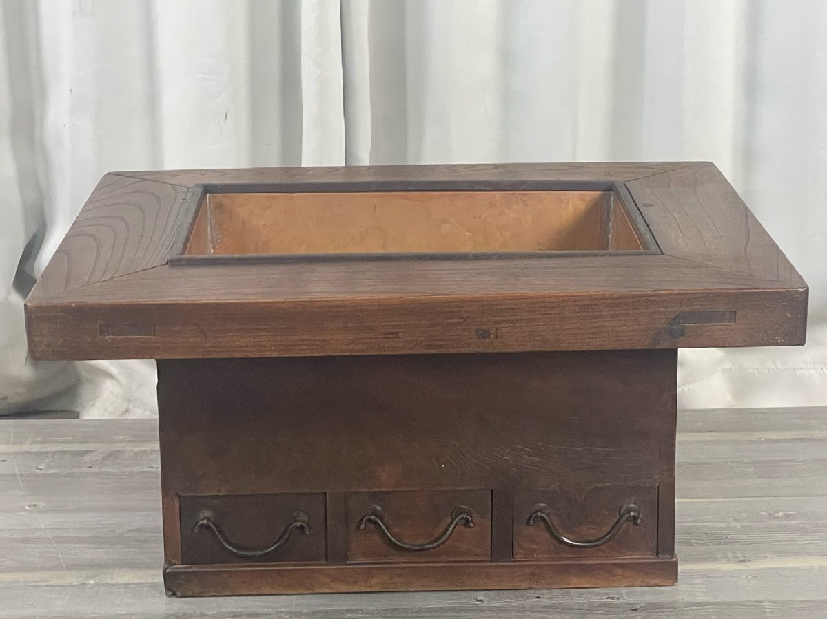 2026年最新囲炉裏座卓の人気アイテム 【美品】関西火鉢 囲炉裏テーブル