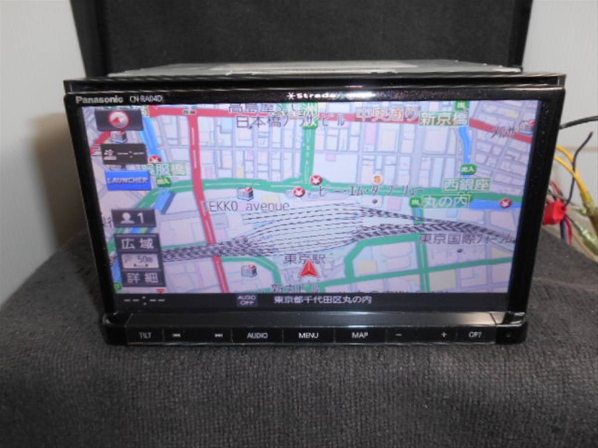 Panasonic パナソニック CN-RA04WD メモリーナビ 地図データ 2017年