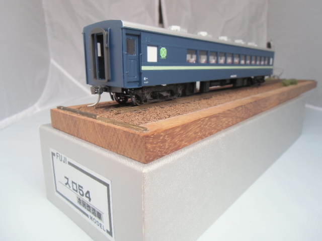 FUJI MODEL HOゲージ スロ54 客車 Yahoo!オークション - 「スロ54」JR、国鉄車輌 (HOゲージ) の落札
