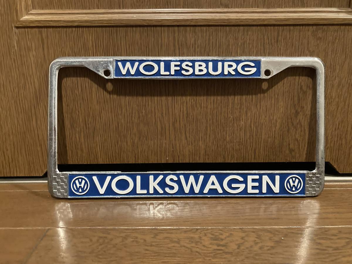 ★VW WOLFSBURG TYPE1 TYPE2 TYPE3 BUS バス ビートル 空冷 ワーゲン アーリー ナンバーフレーム★
