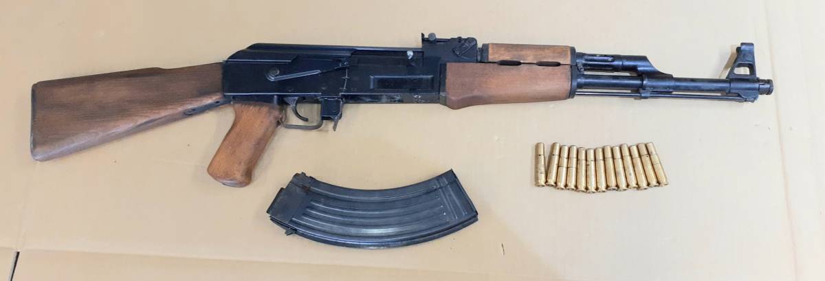 ハドソン　モデルガン　発火済　AK47　(ジャンク扱い)