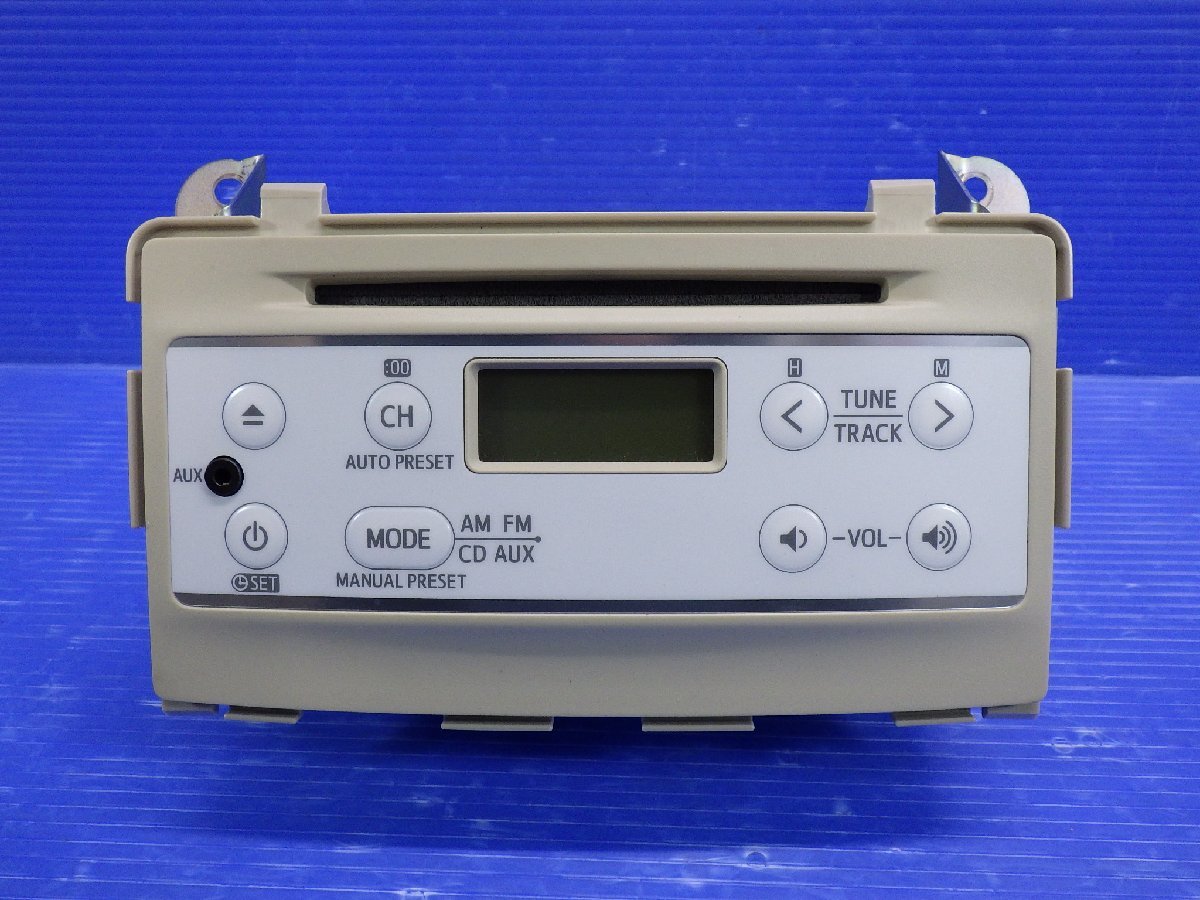 ミラココア X 純正 CDデッキ 86180-B2740 ステー付き オーディオ H24年 