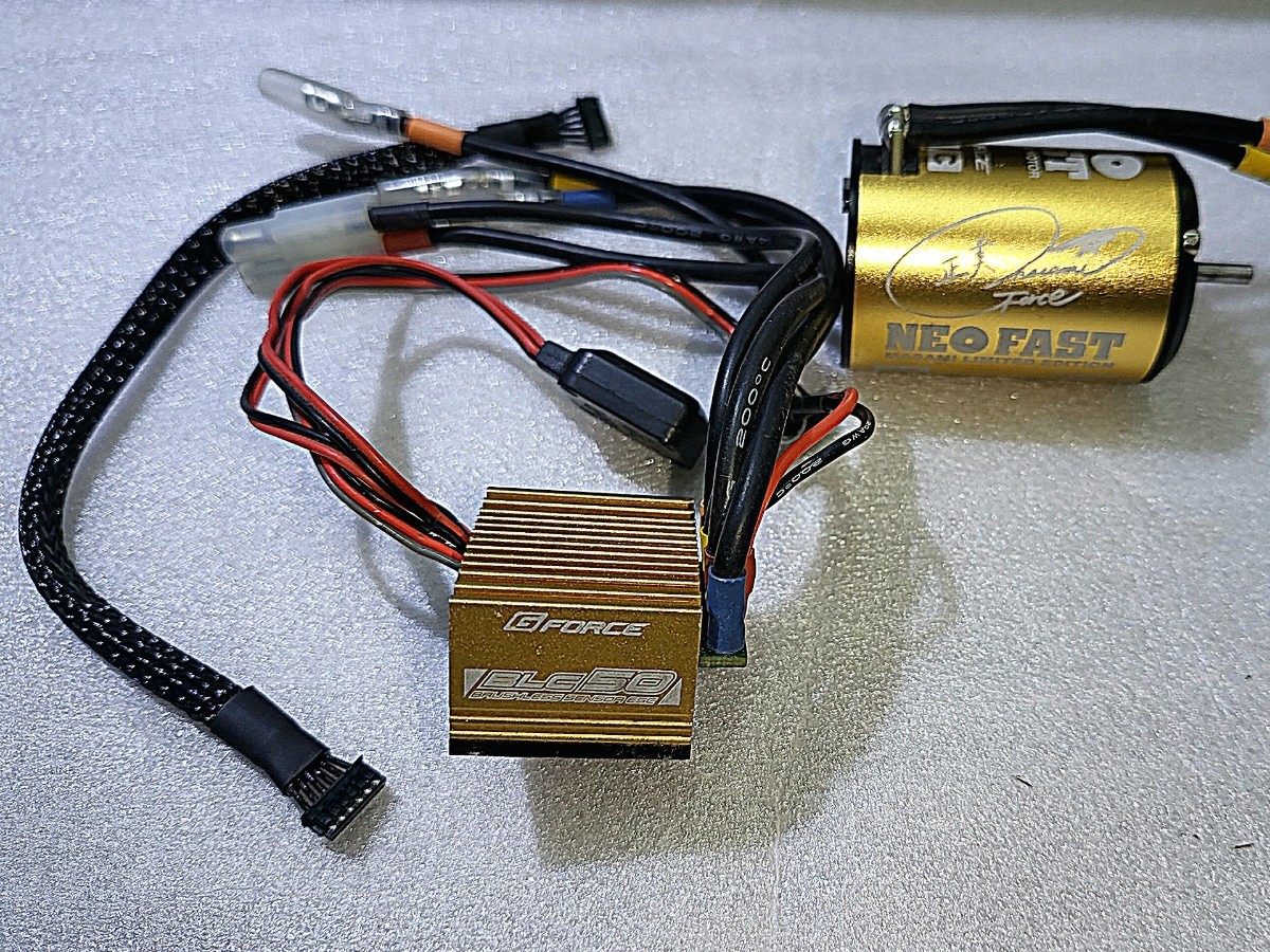 ☆G-force ESC&ブラシレスモータ セット BLC50 Masami Combo 13.5T中古