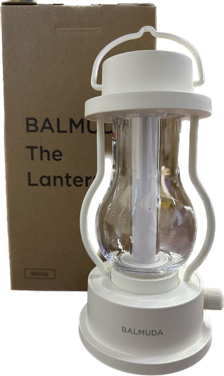 バルミューダ ザ・ランタン ポータブルLEDランタン ホワイト　L02A-WH　【4560330119385】