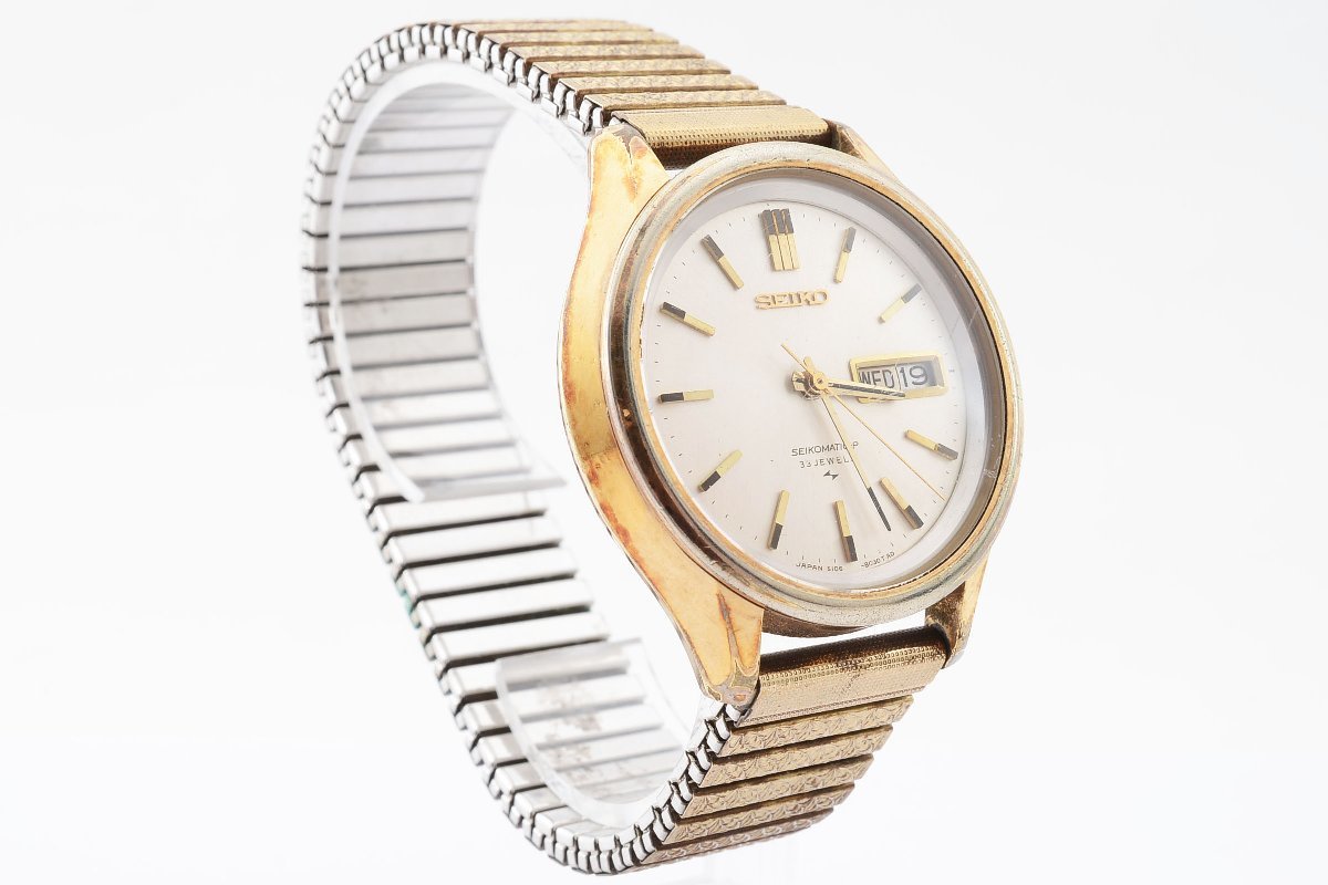 稼働品 セイコー マティック デイデイト 自動巻 メンズ 腕時計 SEIKO