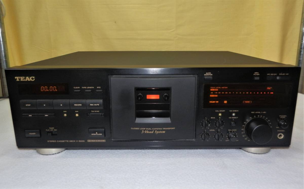 ☆2865 TEAC ティアック V-5000 STEREO CASSETTE DECK V-5000