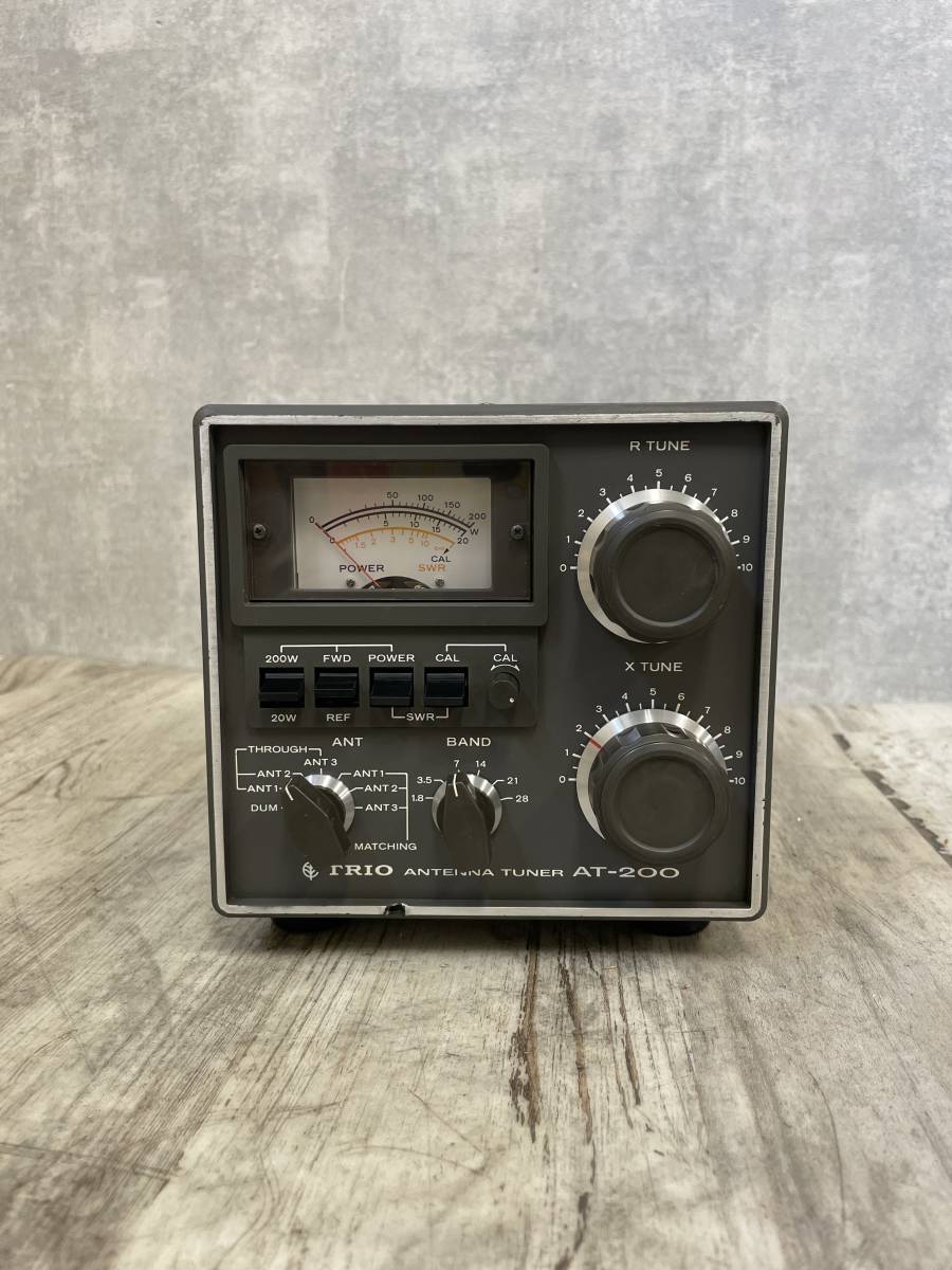TRIO AT-200 ANTENNA TUNER TRIO トリオ AT-200 HF アンテナチューナー