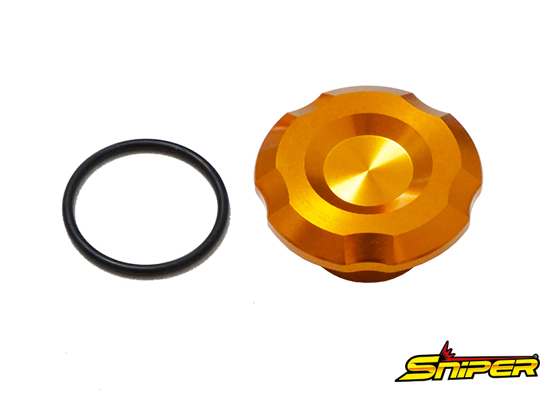 NINJA ZX-25R ZX-4R ステムナットキャップ 金 SNIPER スナイパー