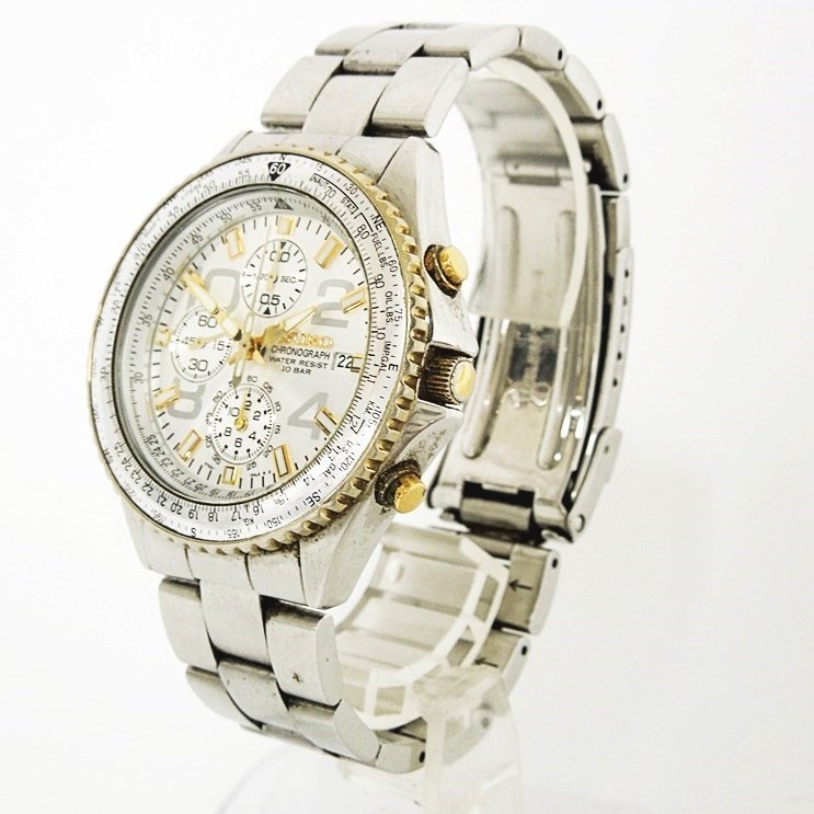 ▽ SEIKO セイコー 7T92-0CF0 641654 メンズ クオーツ 腕時計
