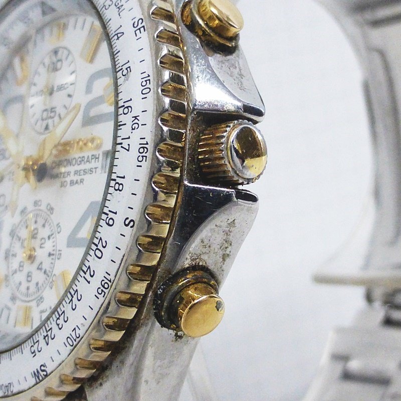 ▽ SEIKO セイコー 7T92-0CF0 641654 メンズ クオーツ 腕時計