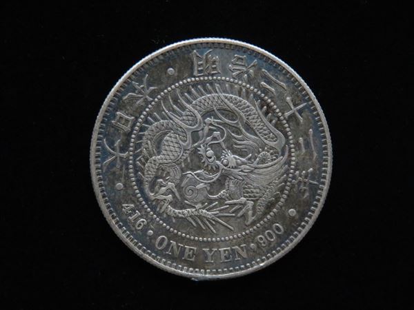 ◇◇近代貨幣 新1円銀貨 一圓 小型 明治22年 1889年 量