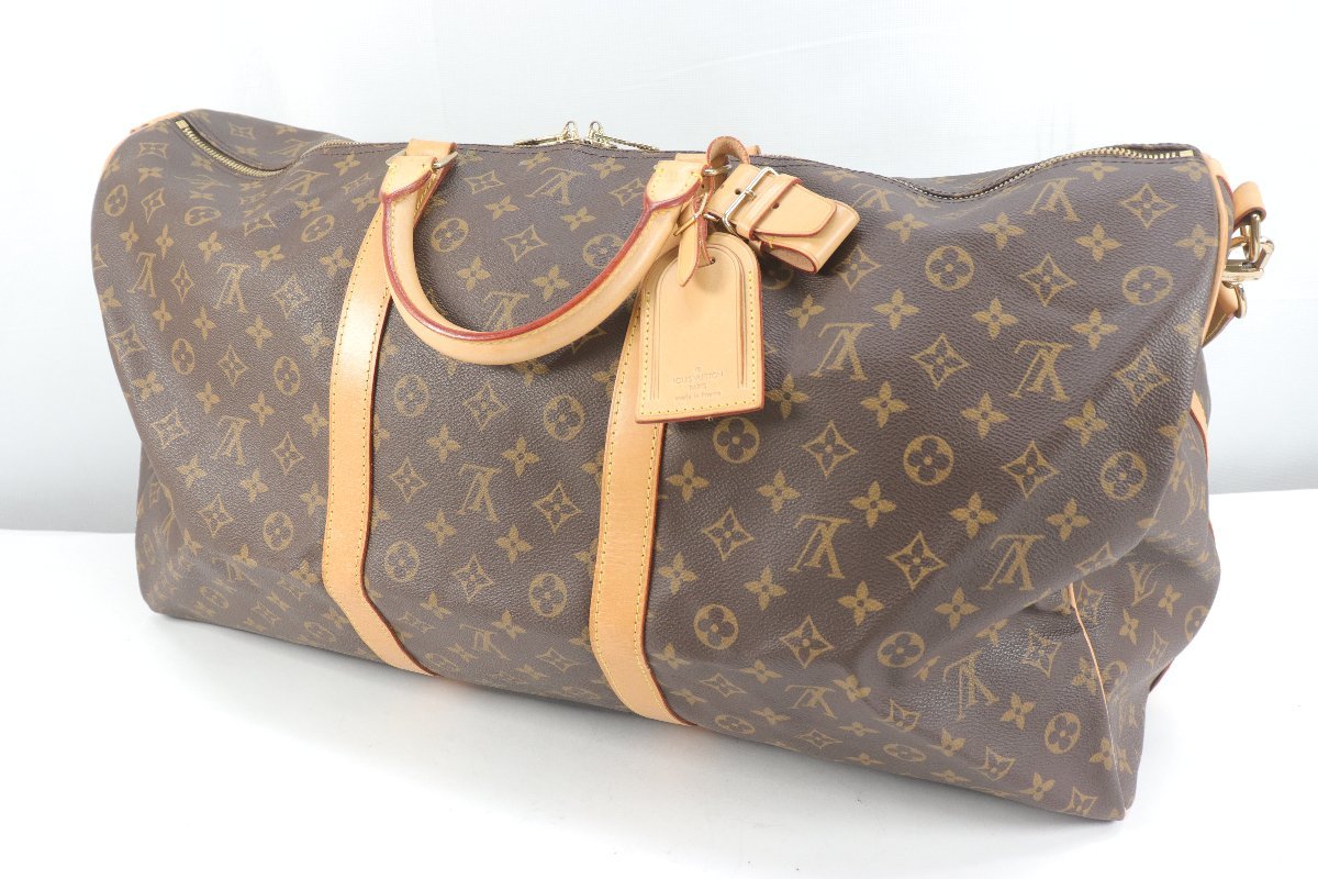 LOUIS VUITTON ルイ ヴィトン LV モノグラム キーポル60 ボストン