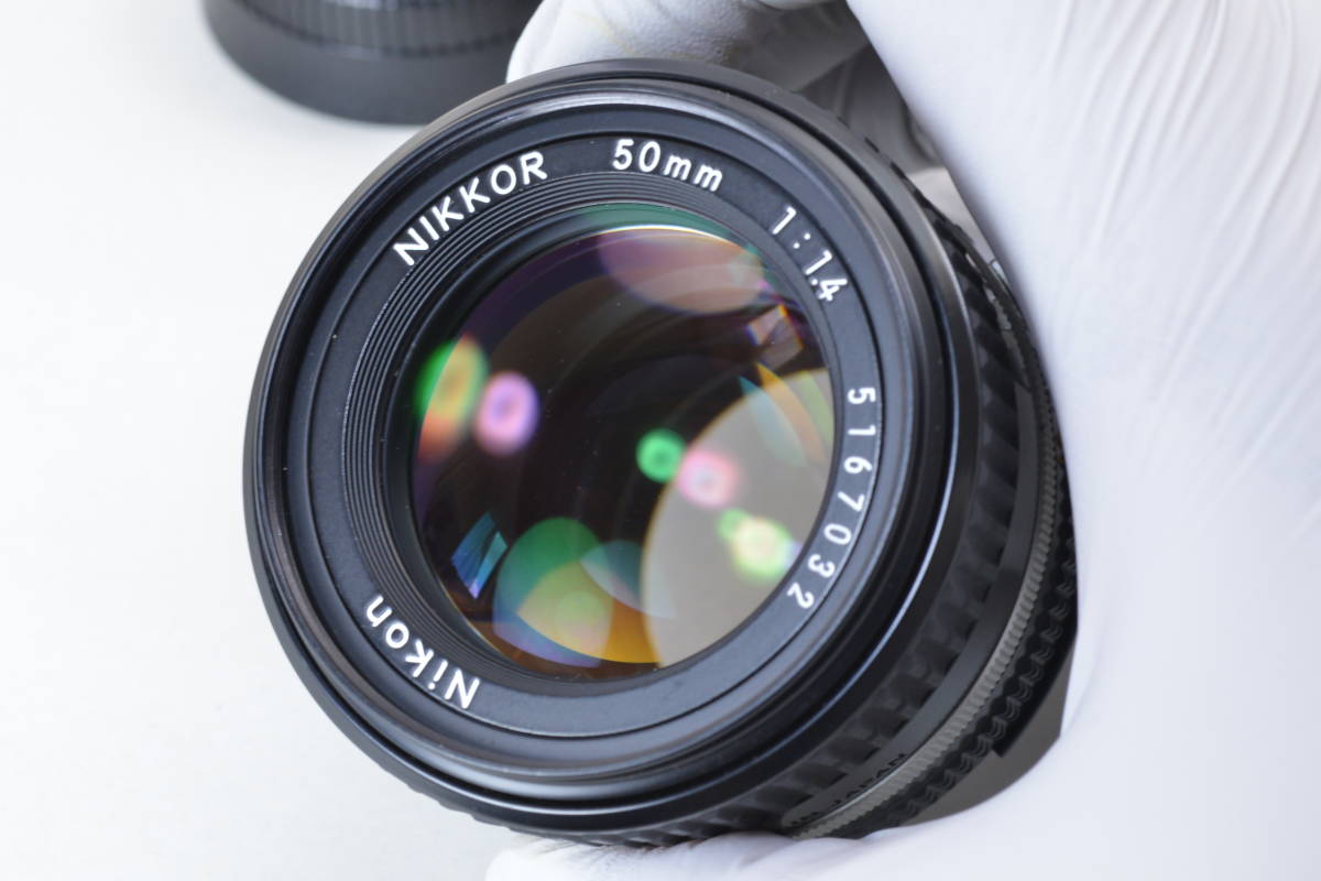 ecoま】NIKON Ai-s NIKKOR 50mm F1.4 no.5167032 単焦点 マニュアル