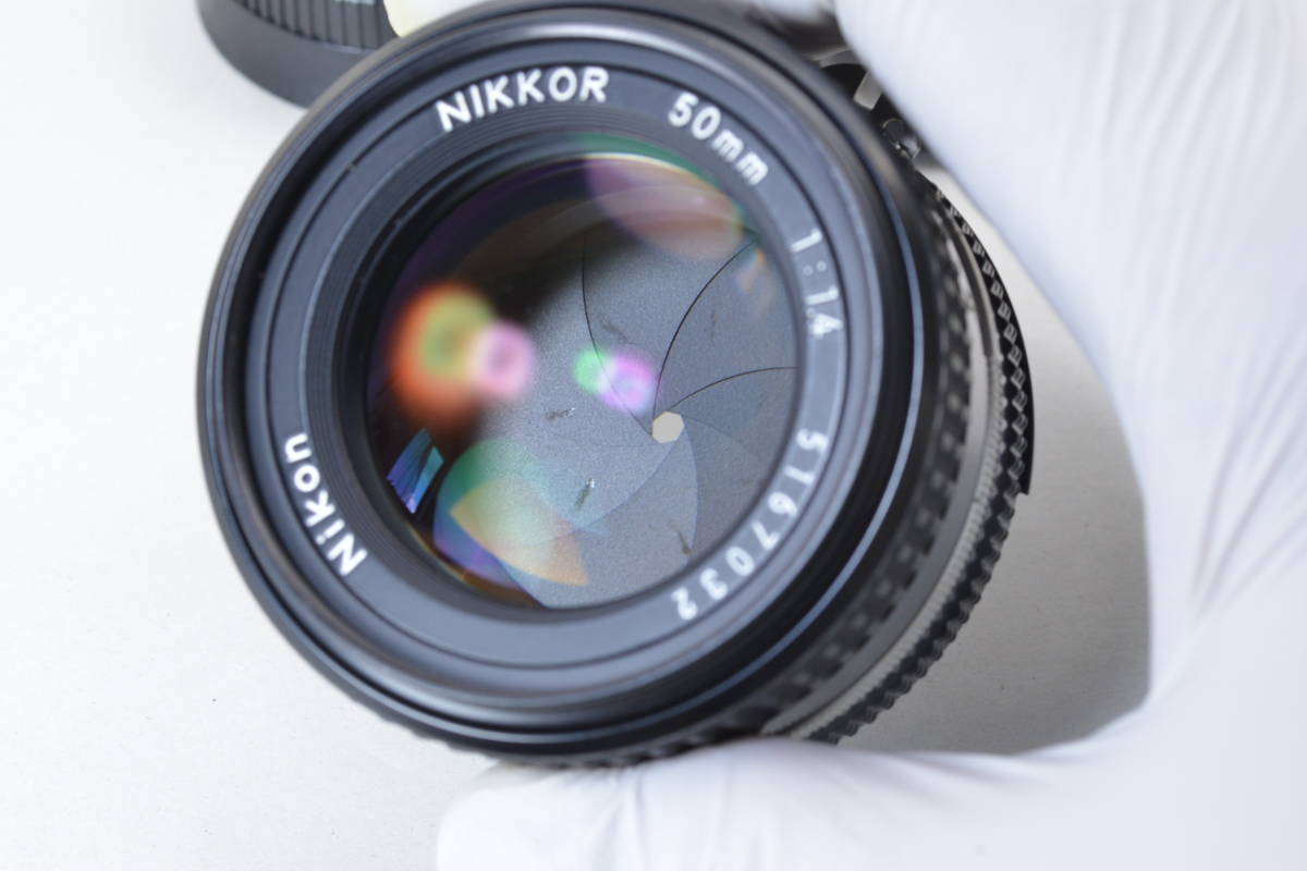 ecoま】NIKON Ai-s NIKKOR 50mm F1.4 no.5167032 単焦点 マニュアル