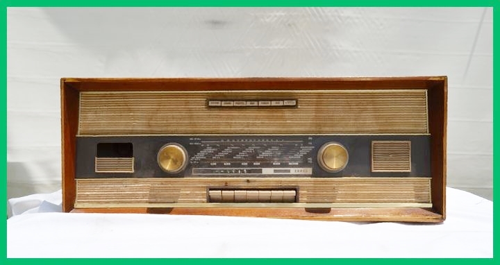真空管ラジオ ラジオ 大型 真空管 Holland Vintage PHILIPS