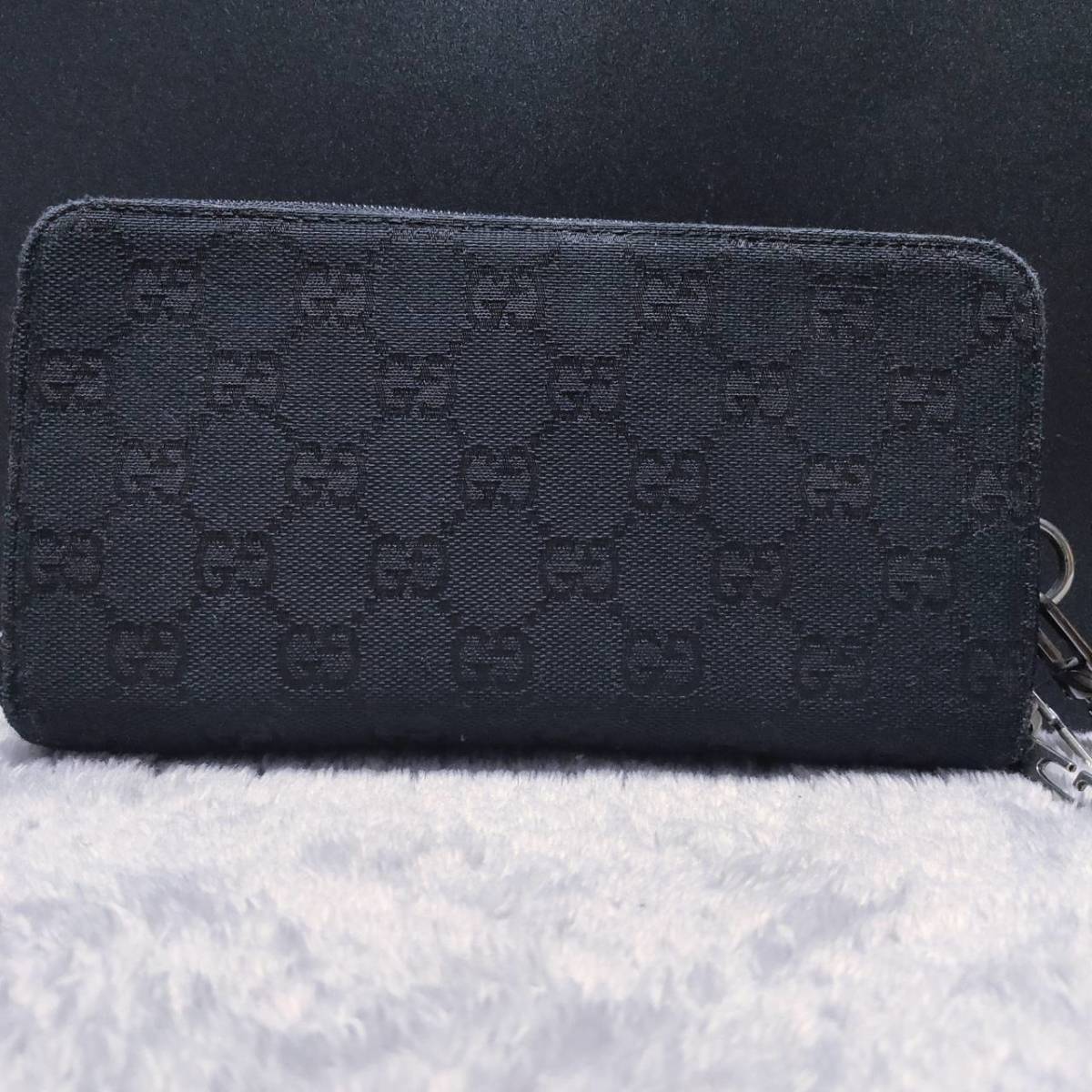 1円~【美品!】グッチ GUCCI オーガナイザー 長財布 ラウンドファスナー