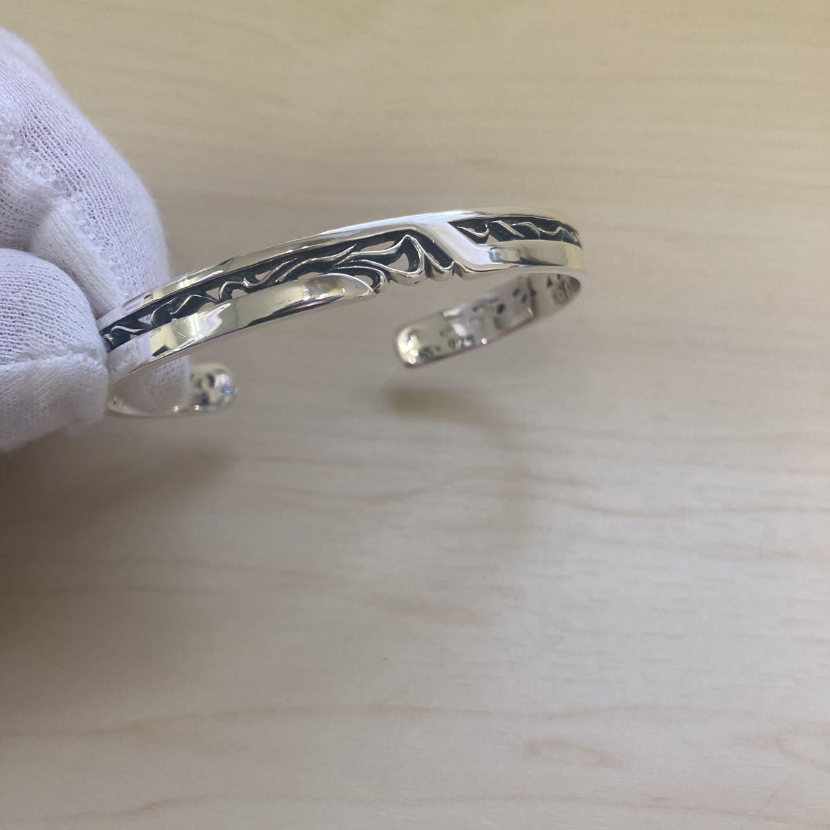 925 シルバーバングル 25.4g レディース | VACHAMBER.COM