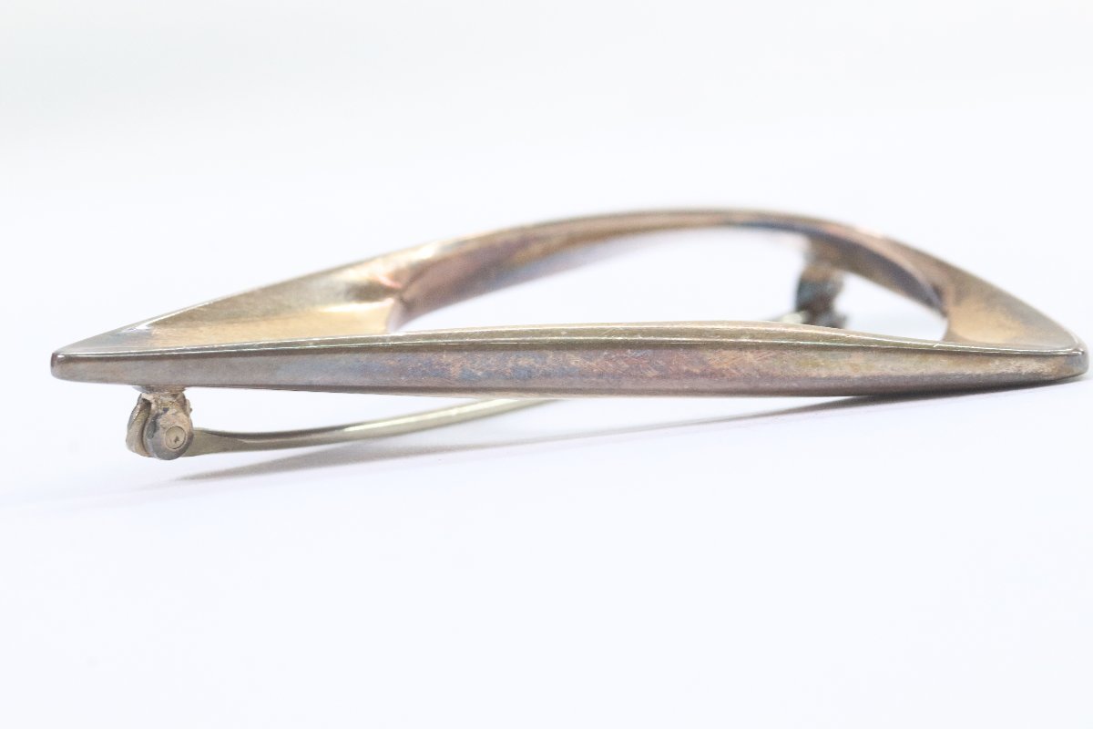 Y-6617】GEORG JENSEN 925 S 375 ブローチ 約20g アクセサリー