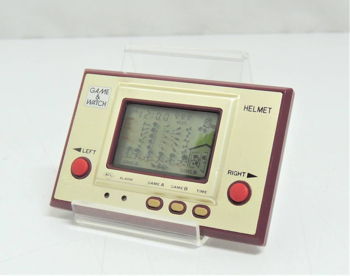 □ Nintendo 任天堂 GAME＆WATCH ゲームウォッチ HELMET ヘルメット CN