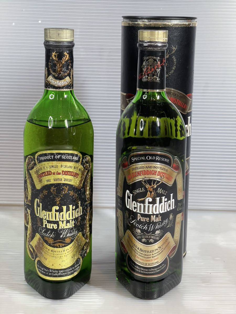人気定番，安い 未開栓 Glenfiddich グレンフィディック ピュアモルト スコッチウイスキー 古酒 2本まとめ 750ml 43度(ハイランド)｜売買されたオークション情報、yahooの商品情報をアーカイブ公開 - オークファン シングルモルト