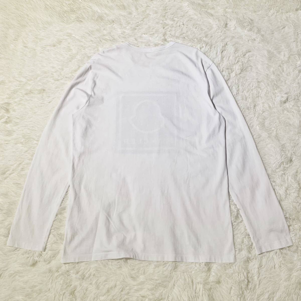 希少！XLサイズ】MONCLER モンクレール 22SS ビッグロゴ ロンT 