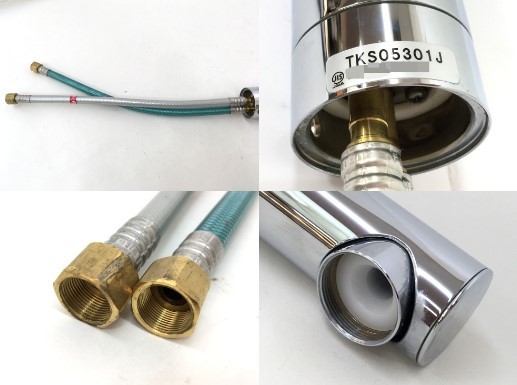 ジャンク品 TOTO TKS05301J 台付シングル混合水栓（エコシングル、共用